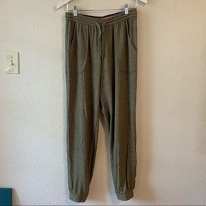 Xhilaration army green pajama joggers size small
